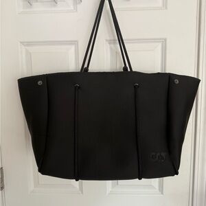 Black AlphaTauri Tote Bag